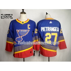 Lasten NHL St. Louis Blues Pelipaita Alex Pietrangelo 27 Adidas 90s Heritage Authentic